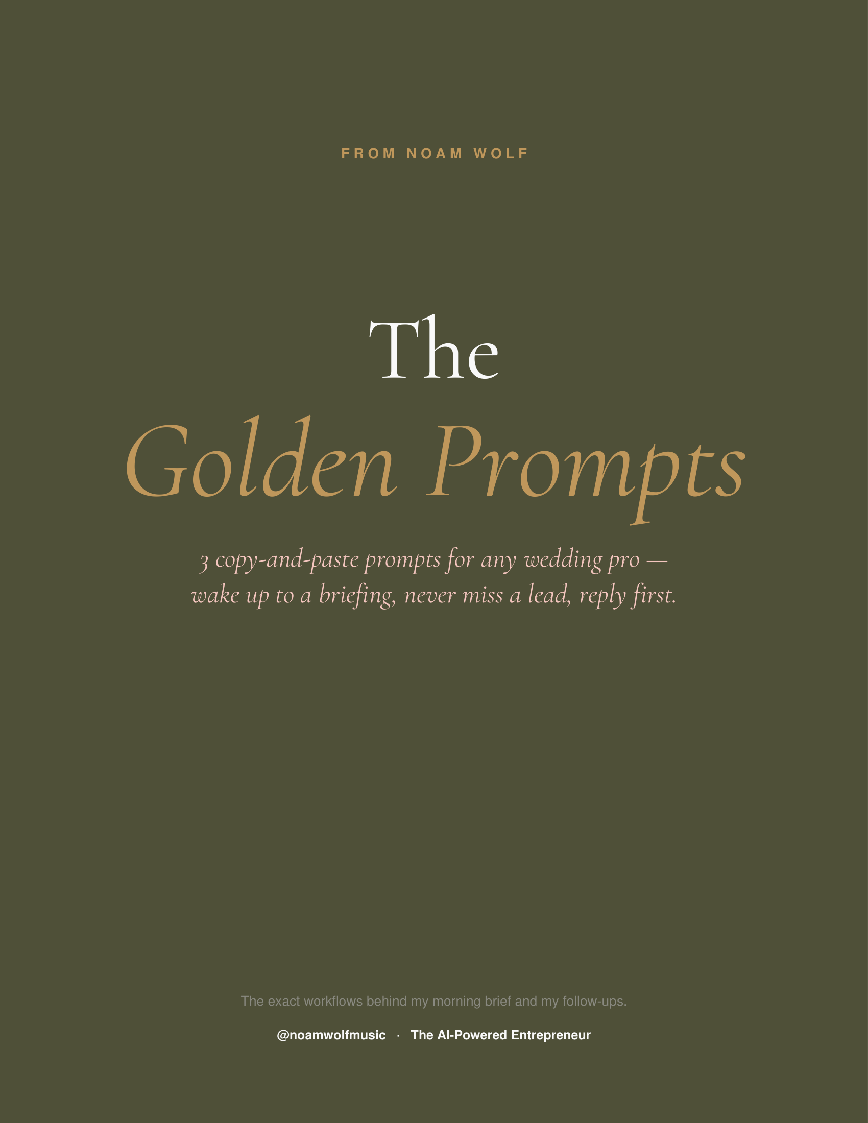 The Golden Prompts PDF cover
